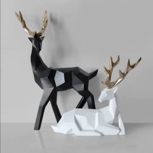 Fortune Deer Resin Home Decoration
