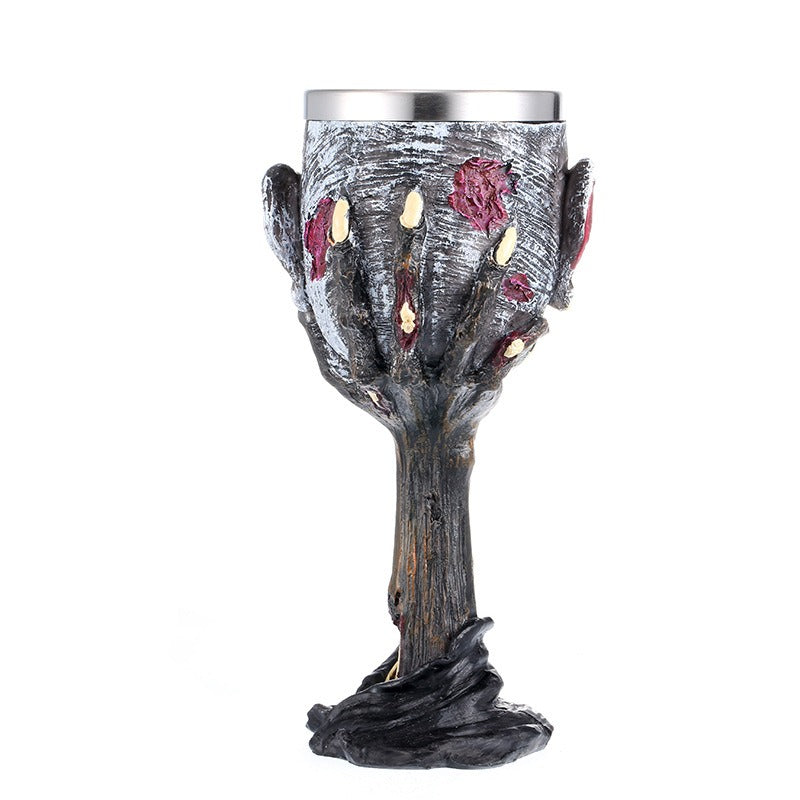 Zombie Resin Wine Goblet
