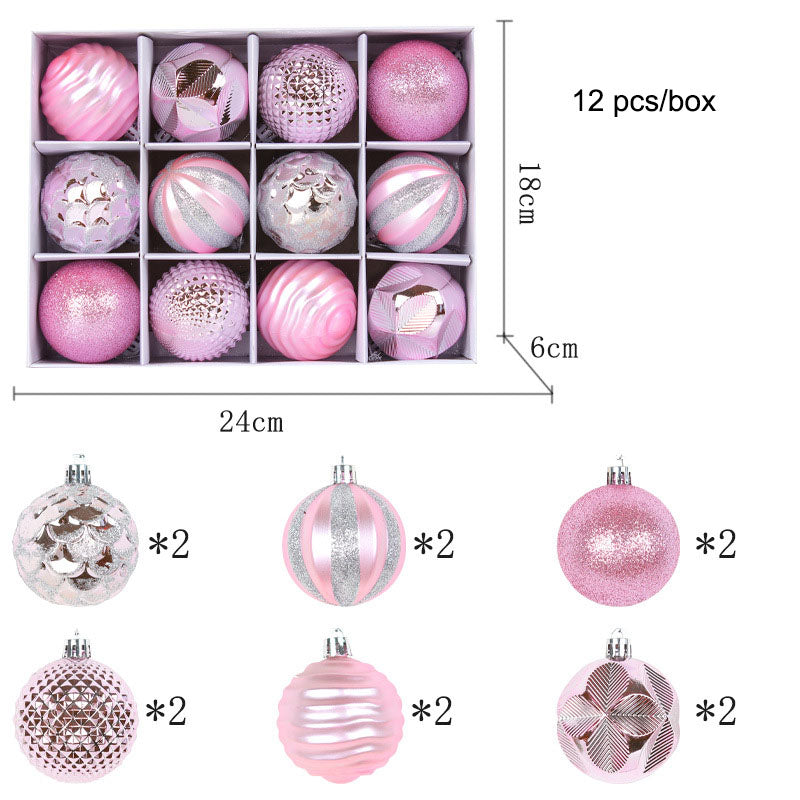 Colorful Christmas Tree Ball Ornament