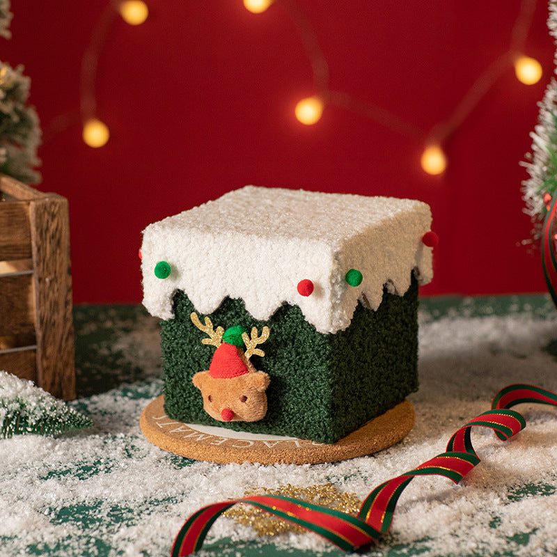 Christmas Velvet Apple Gift Box