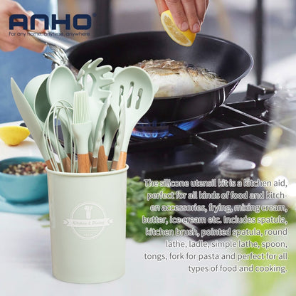 Silicone Kitchen Utensil Set – Non-Stick & Heat Resistant Tools