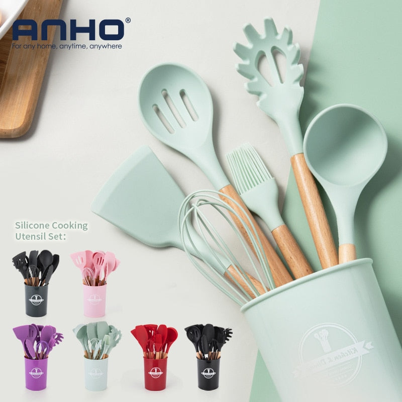 Silicone Kitchen Utensil Set – Non-Stick & Heat Resistant Tools