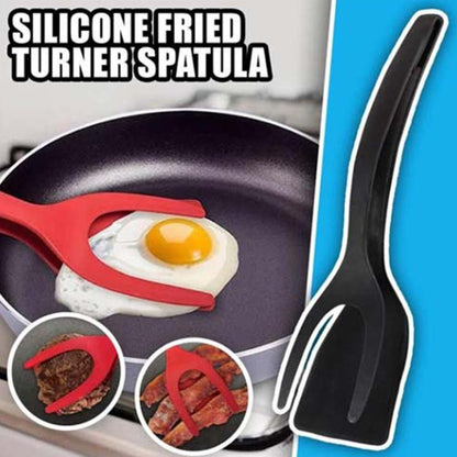 2-in-1 Spatula Tongs – Flip & Grip Kitchen Tool