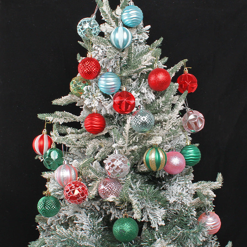 Colorful Christmas Tree Ball Ornament