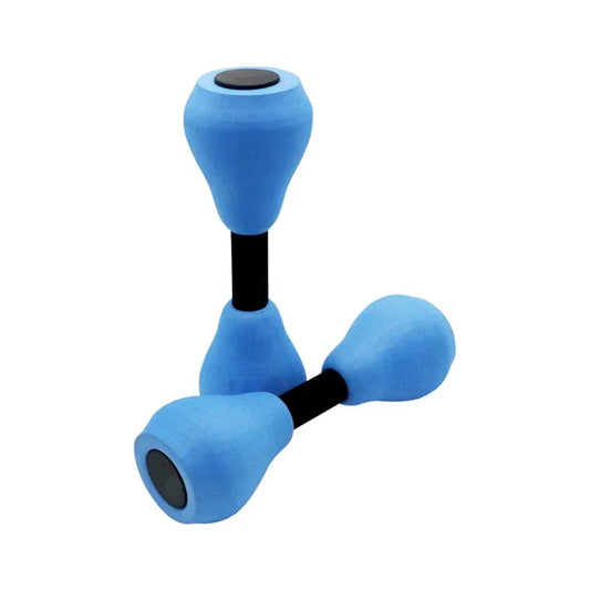 Blue Foam Water Dumbbells for Aquatic Fitness