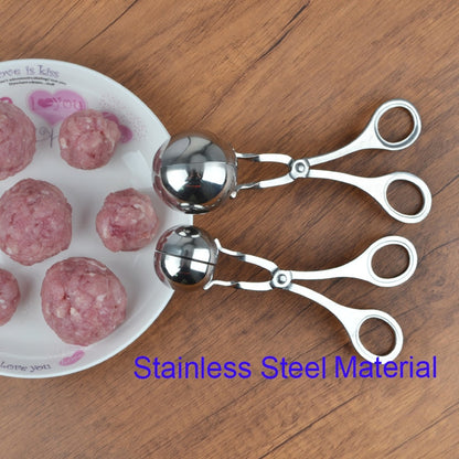 Stainless Steel Meatball Maker – Rice & Fish Ball Mold Tool