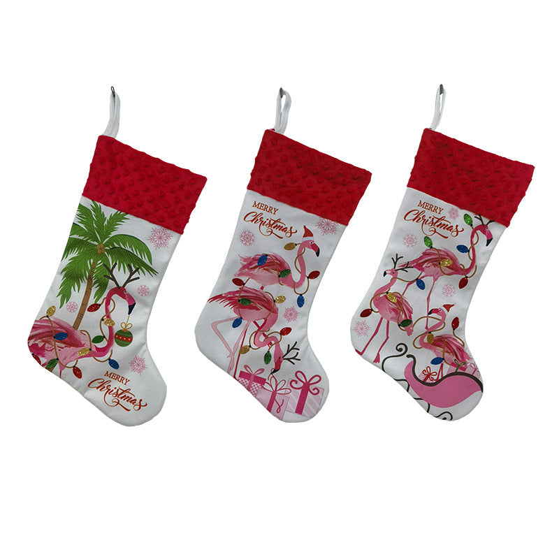 Flamingo Christmas Stockings & Decor