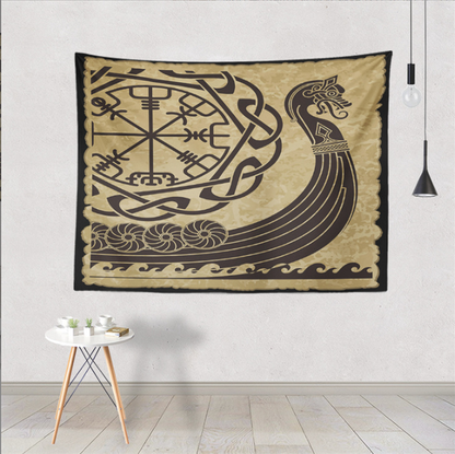 Nordic Viking Home Tapestry