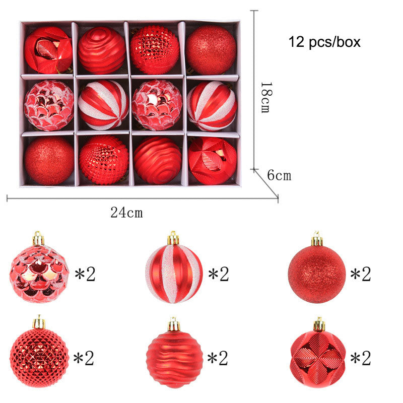 Colorful Christmas Tree Ball Ornament