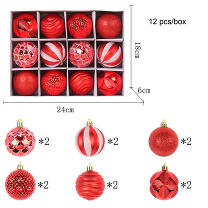 Colorful Christmas Tree Ball Ornament