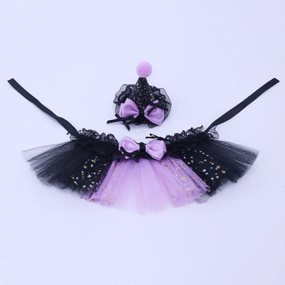Halloween Pet Dress-Up Hat & Skirt