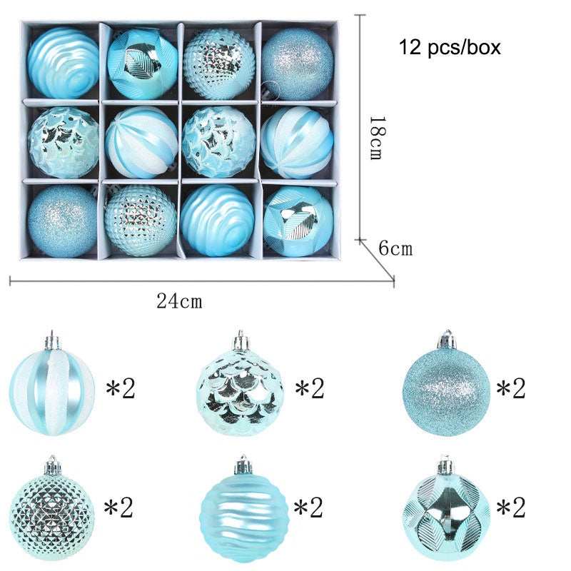 Colorful Christmas Tree Ball Ornament