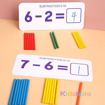 Montessori Wooden Math Learning Toy for Kids