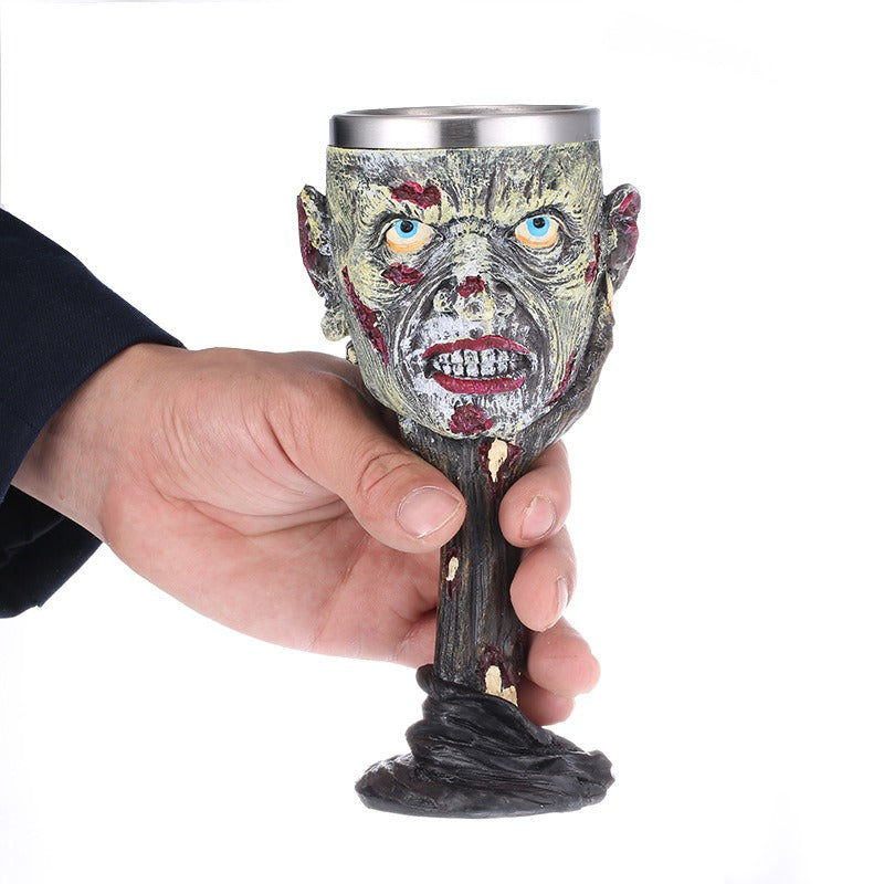 Zombie Resin Wine Goblet