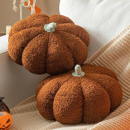 3D Pumpkin Plush Pillow