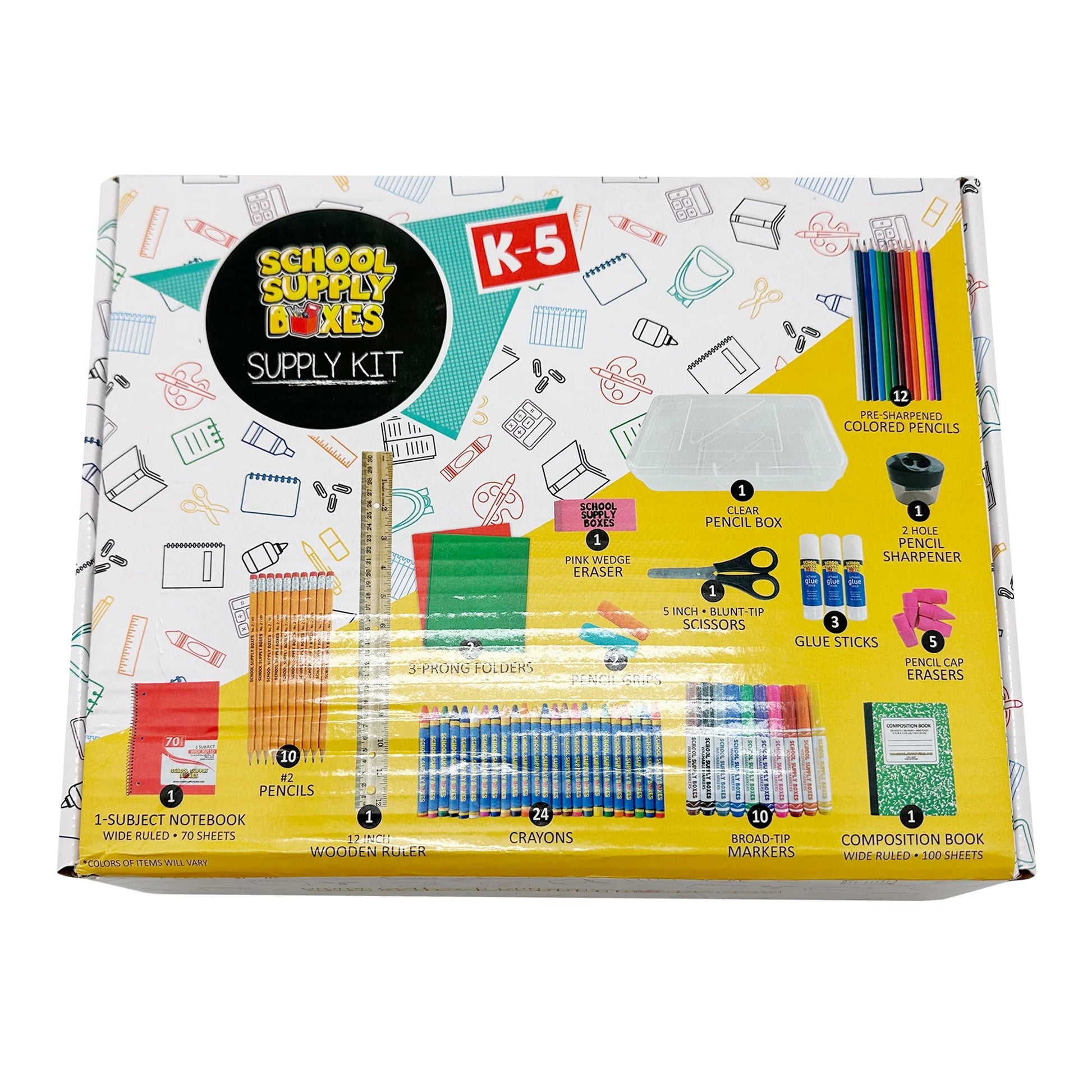 Back to School Supply Kit Grades K-5 –