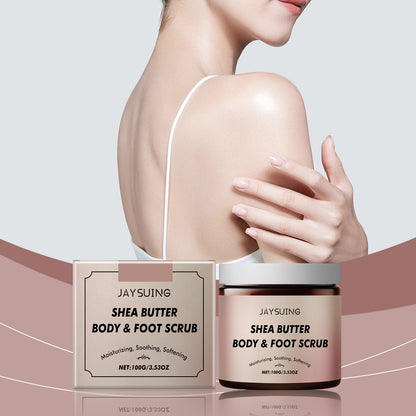 Shea Butter Body Scrub Cream Cleaning