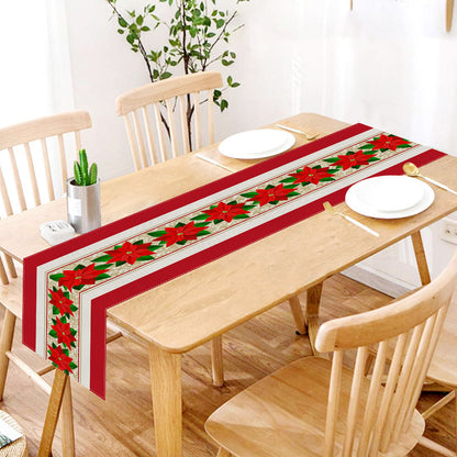 Christmas Polyester Tablecloth – Holiday Decoration