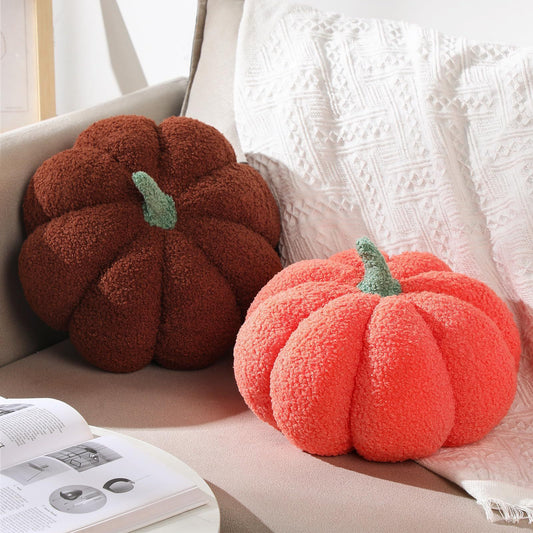 3D Pumpkin Plush Pillow