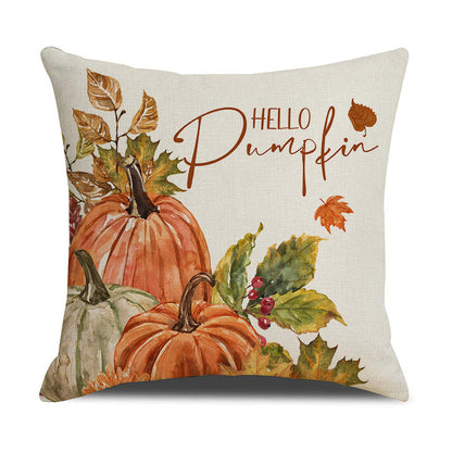 Thanksgiving Pumpkin Pillow Cover