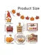 Autumn Pumpkin Spice Tray Decor